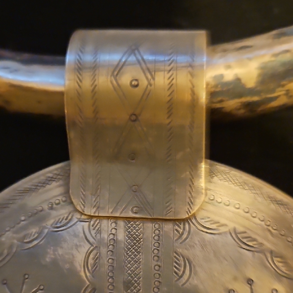 Massive Torc Aghraw Tribal Necklace with Adrim Pendant- Siwa Egypt - Picture 7 of 12